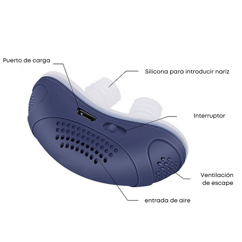SnoreGone™ Dispositivos automáticos antirronquidos y filtro purificador de aire