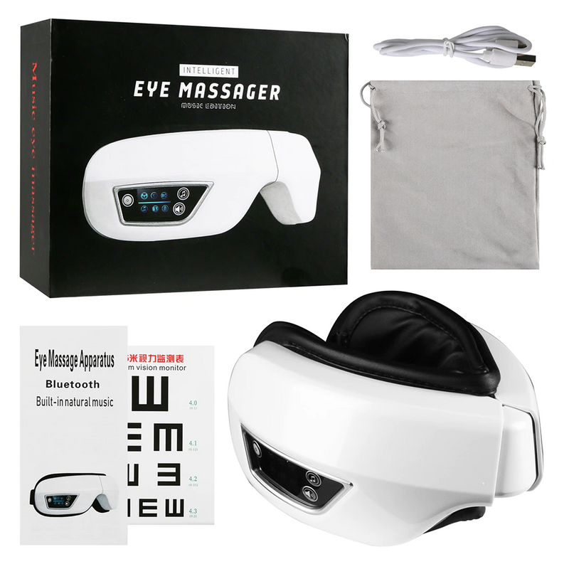 OptiRelax™  Masajeador ocular con vibración de bolsa de aire inteligente 6D