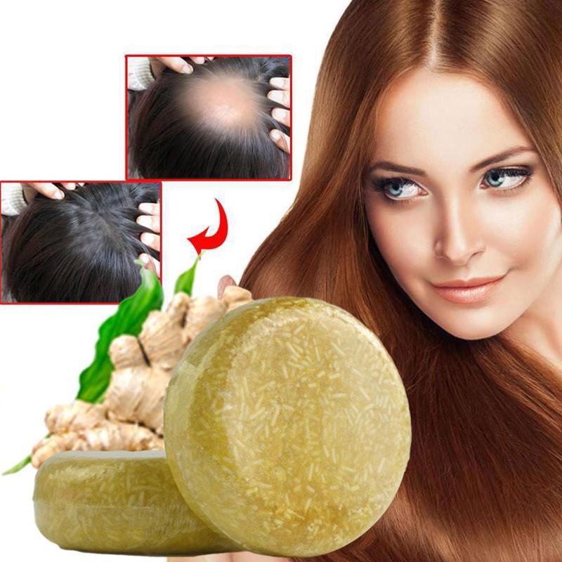 GingerBoost™ - Barra de champú de jengibre para el crecimiento del cabello -