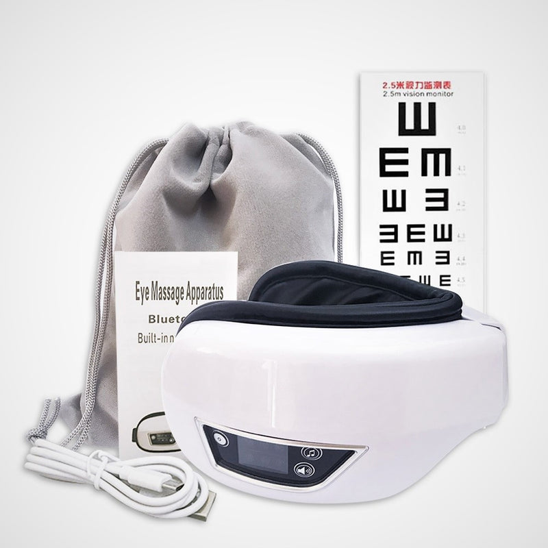 OptiRelax™  Masajeador ocular con vibración de bolsa de aire inteligente 6D